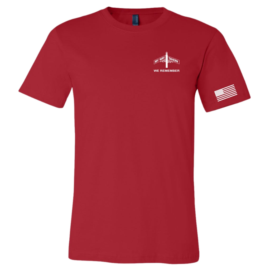 R E D - Remember All Deployed Adult Short Sleeve Tee